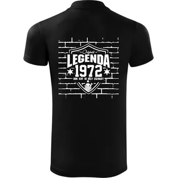 Pánská košile Zedník - legenda - 1972 - Polokošile Victory sportovní (dresovina) - S ( Černá )