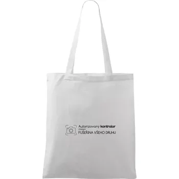 Autorizovaný kontrolor stránky fušeřina všeho druhu - Taška bavlněná - 42 x 38 cm ( Bílá )