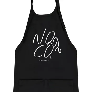 Kuchyňská zástěra No co no nic kolo - Dětská zástěra na vaření - Univerzální velikost ( Černá )