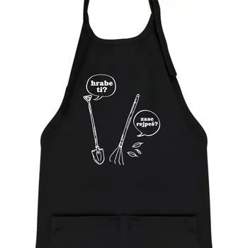 Kuchyňská zástěra Hrabe ti, už zase rejpeš - Dětská zástěra na vaření - Univerzální velikost ( Černá )