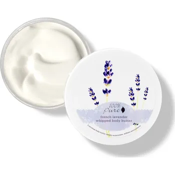 Tělový krém 100% Pure Našlehané tělové máslo Francouzská levandule 96 g