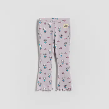 Reserved - Bavlněné legíny Kitty Kotty - levandulová - 851FF-04X - 851FF-04X-116