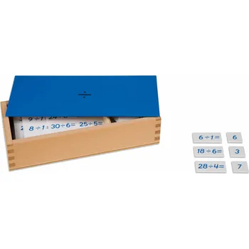 Přírodní věda NIENHUIS Dělení - krabička s příklady