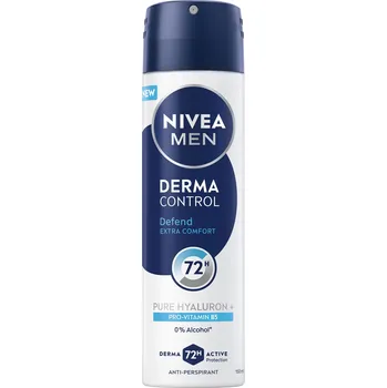 Nivea Antiperspirant ve spreji Men Derma Control Defend (Antiperspirant) 150 ml + 2 měsíce na vrácení zboží