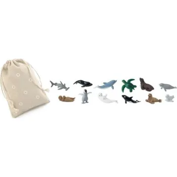 Figurka Safari Ltd. SAFARI Ltd figurky Mláďata mořských živočichů ve lněném pytlíku