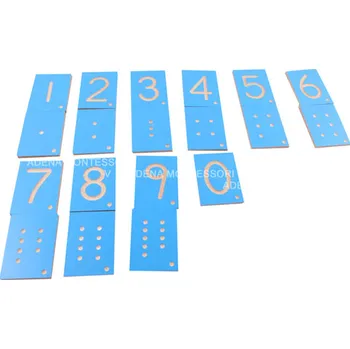 Hračka pro nejmenší ADENA MONTESSORI Kartičky čísla a písmena