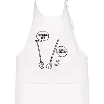 Kuchyňská zástěra Hrabe ti, už zase rejpeš - Dětská zástěra na vaření - Univerzální velikost ( Bílá )