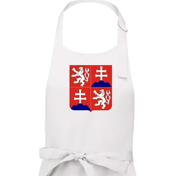 Kuchyňská zástěra Znak Česká a Slovenská Federativní Republika 1990–1992 - Dámská zástěra na vaření - Univerzální velikost ( Bílá )
