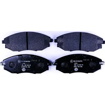 Brzdová destička Sada brzdových destiček, kotoučová brzda HELLA 8DB 355 014-931