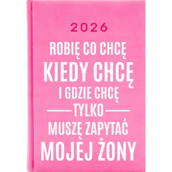 Kalendář Knižkový kalendář 2026 A5 růžový