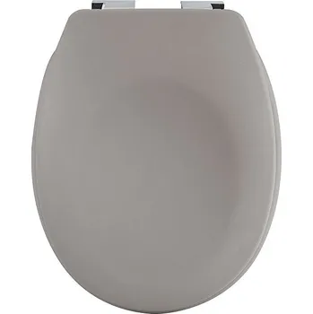 WC sedátko Spirella Neela Záchodové prkénko duroplast Thermodur, matné šedo-hnědé