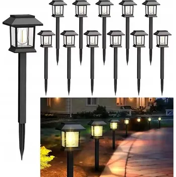 Venkovní osvětlení Solární zahradní lampa, 1x COB žárovka