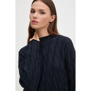 Pánský svetr Svetr z vlněné směsi United Colors of Benetton 1335D2467 námořnická modř 59X, vel. XS