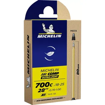 Duše na kolo Michelin Duše silniční Michelin AirComp Ultralight 700x18-25, 80mm