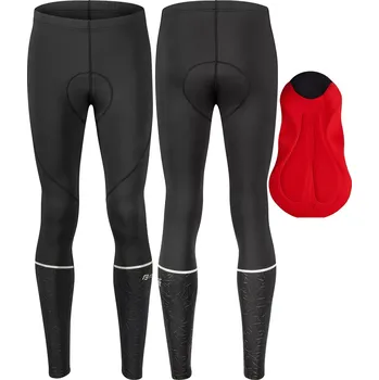 cyklistické kraťasy FORCE Kalhoty FORCE MAZE do pasu s vložkou, černé velikost XXL