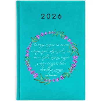 Kalendář Knižkový kalendář 2026 A5 FunnyCase modrý