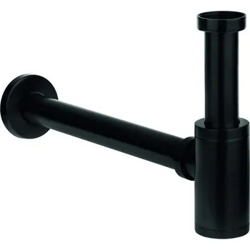 Sifon Umyvadlový sifon černý CALDO W101BL