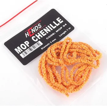 Rybářský prut HENDS MOP CHENILLE - FLUO ORANŽOVÁ MOTTLED MOP 94