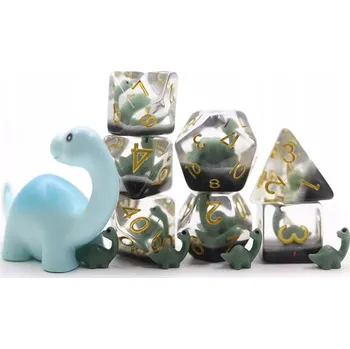 Příslušenství k deskovým hrám BRACHIOSAURUS SADA 7 KOSTEK RPG kostek