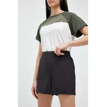 Dámské kraťasy Outdoorové šortky Helly Hansen Thalia 2.0 černá barva, high waist, 34328 99X, vel. XS