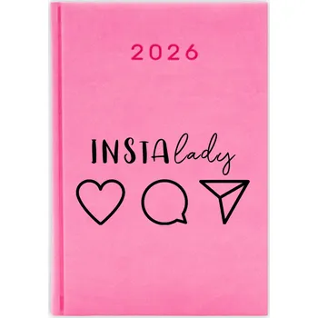 Kalendář Knižkový kalendář 2026 A5 FunnyCase modrý