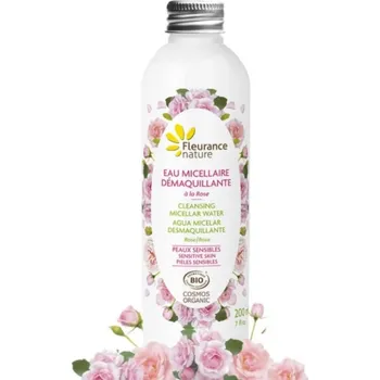 Odličovač Fleurance nature Micelární odličovací voda s růží BIO 200 ml