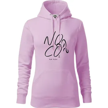Dámská mikina No co no nic kolo - Mikina dámská Cape s kapucí - XS ( Orchid )