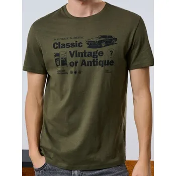 Sinsay - Tričko s potiskem - neonová - 590EY-71X - 590EY-71X-M