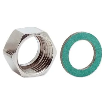 kabelová chránička Matice převlečná s těsněním, TFA, niklovaná mosaz, KLINGERSIL C 4324, 5/4"