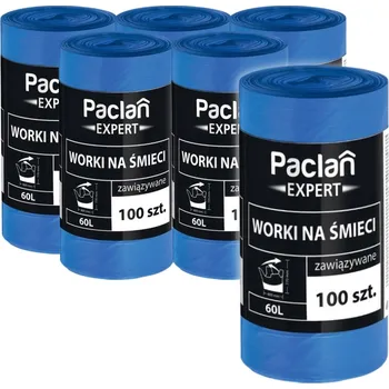 Pytle na odpadky Paclan Expert Univerzální pytle na odpadky 60l 100 kusů X6
