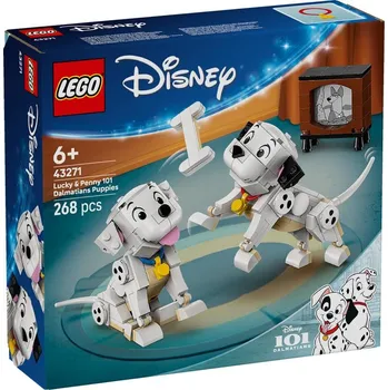 LEGO Disney 43271 Štěňátka Štístko a Penny z filmu 101 dalmatinů Stavebnice LEGO LEGO Disney 43271 Štěňátka Štístko a Penny z filmu 101 dalmatinů