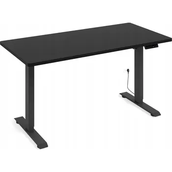 Obdélníkový psací stůl Homlando 140 x 70 x 75,5 cm černý