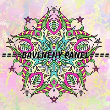 Panel bavlna - MANDALY-147-81 Velikost: 20x20cm