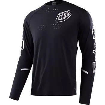 cyklistický dres Troy Lee Designs Dres Troy Lee Designs s dlouhým rukávem Sprint Ultra mono black velikost XXL