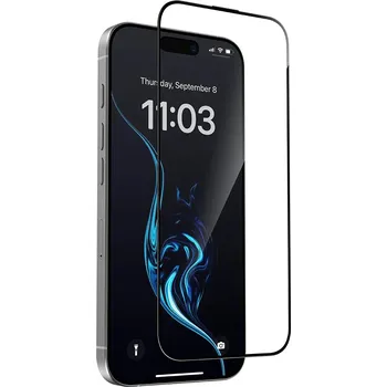 OEM 5D Full Glue tvrzené sklo Apple iPhone 16 PRO (6,3") černé, 5903396311444