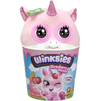 plyšák Winksies - Strawberry Unicorn, růžová