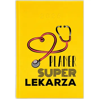 Diář Knižní diář 2026 A5 FunnyCase žlutý