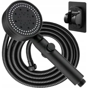 Sprchová hlavice Sprchová Sprchová Hlavice Zandor černá, 5 funkcí, úsporná