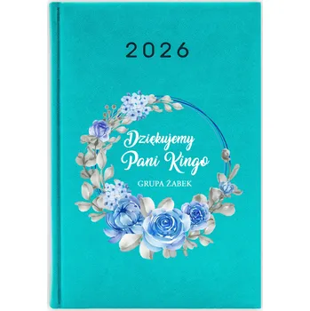 Kalendář Knižkový kalendář 2026 A5 FunnyCase modrý