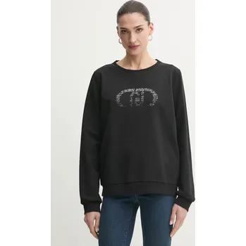 Dámská mikina Mikina Liu Jo dámská, černá barva, s aplikací, TA5168 FS090 TA5168.FS090 99A, vel. XS
