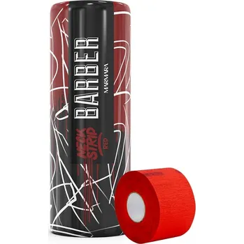 Červené krepové límce MARMARA BARBER Neck strip Red 500 ks