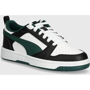 Dětská móda Dětské sneakers boty Puma Rebound V6 Lo Jr 393833 černá 99A, EUR 38.5