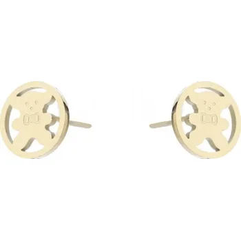 Náušnice Flamenco Mystique Pozlacené napichovací náušnice KST2122 z chirurgické oceli – stylish a odolné