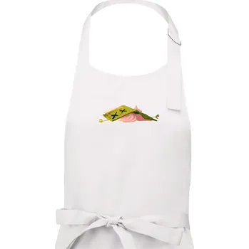 Kuchyňská zástěra Kreslená kniha unavená - Dámská zástěra na vaření - Univerzální velikost ( Bílá )