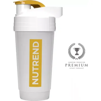 Láhev Nutrend Šejkr NUTREND, 700ml - transparentní - zlaté logo