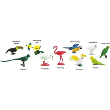 Figurka Safari Ltd. SAFARI Ltd figurky Exotické ptactvo v tubě