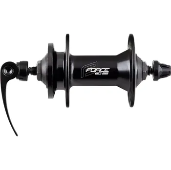 Náboj kola FORCE Přední náboj Force 6D-22 / 6D-26 ložiskový - černý, včetně rychloupínáku počet děr 36