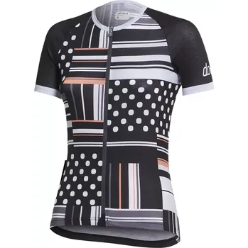 cyklistický dres Dotout Dámský dres Dotout Square black velikost L