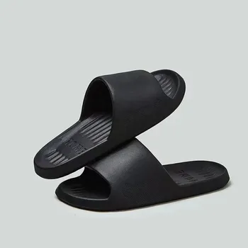 Dámské sandále Letní pantofle pro muže i ženy na doma a na pláž Velikost: 38-39, Barva (Varianta): Černá