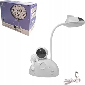 Lampička NOČNÍ LAMPA PRO DĚTI USB LED ASTRONAUT DOBÍJECÍ STOLNÍ